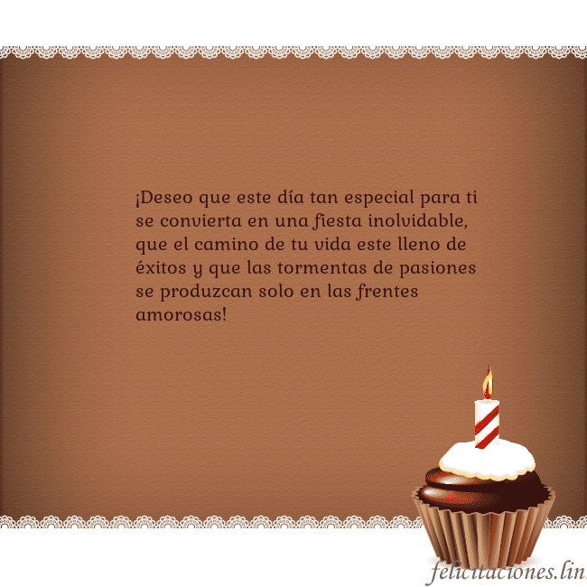 Tarjetas de cumpleaños con cupcake y vela ¡Deseo que este día tan especial para ti se convie Tarjetas de cumpleaños con cupcake y vela