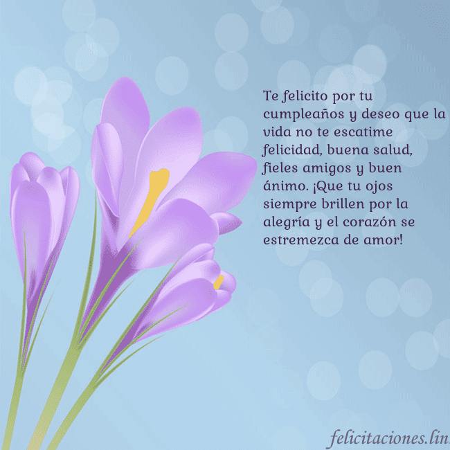 Tarjeta con crocus