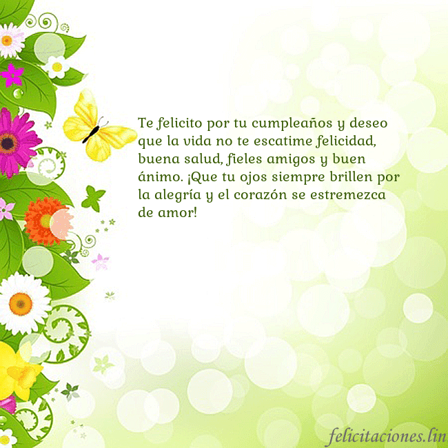 Tarjeta con flores y mariposas