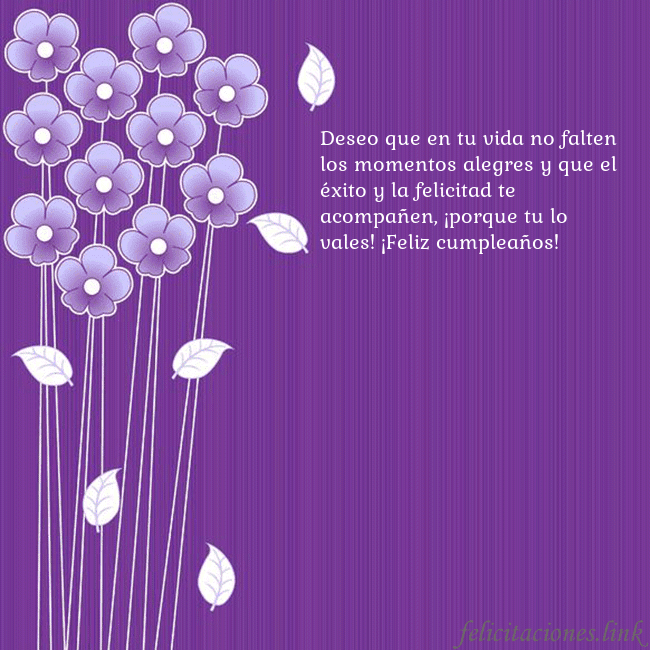 Tarjeta con flores violetas