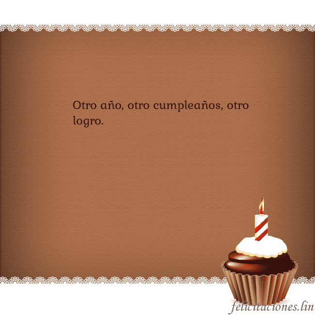 Tarjetas de cumpleaños con cupcake y vela