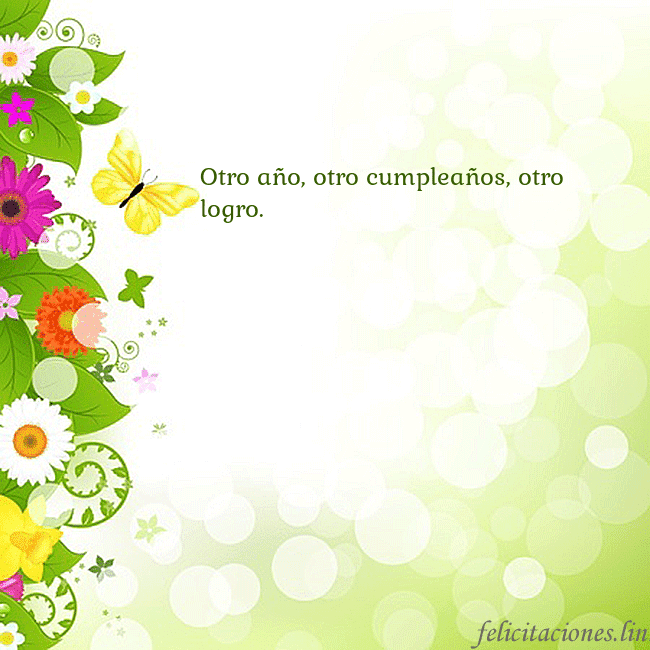 Tarjeta con flores y mariposas