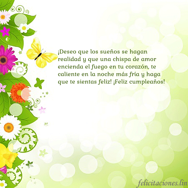 Tarjeta con flores y mariposas