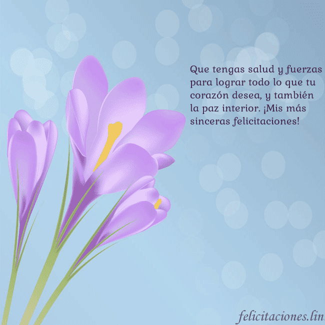 Tarjeta con crocus