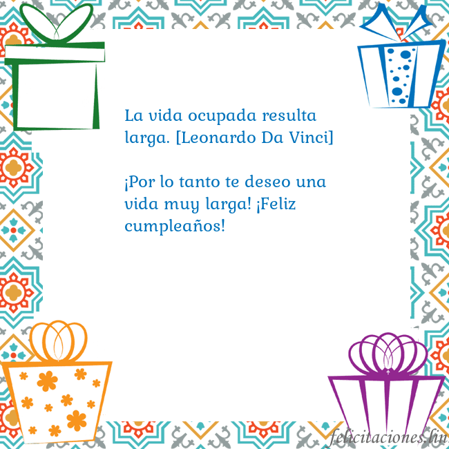 Tarjeta con regalos