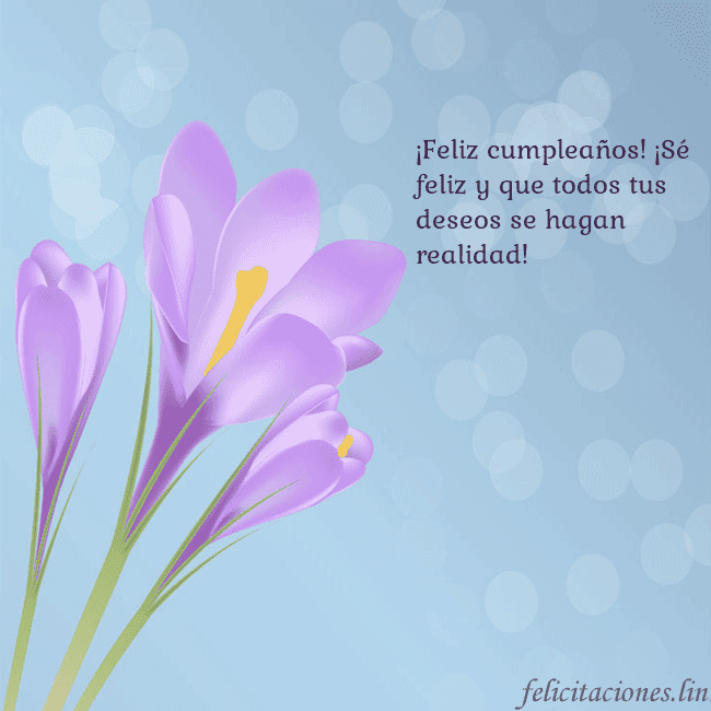 Tarjeta con crocus