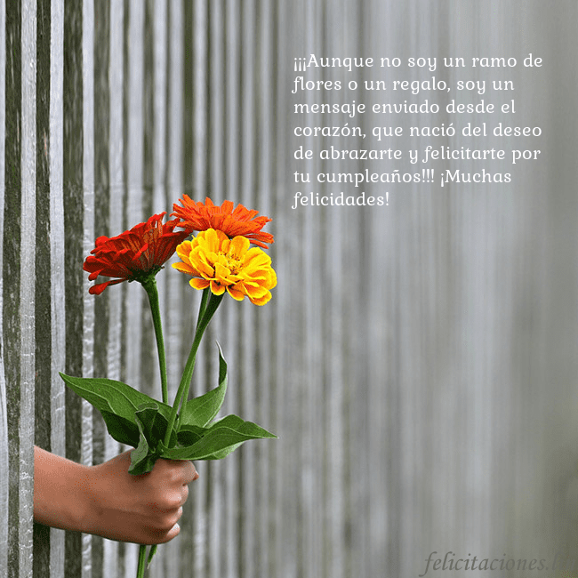 Tarjeta electrónica con ramo de flores