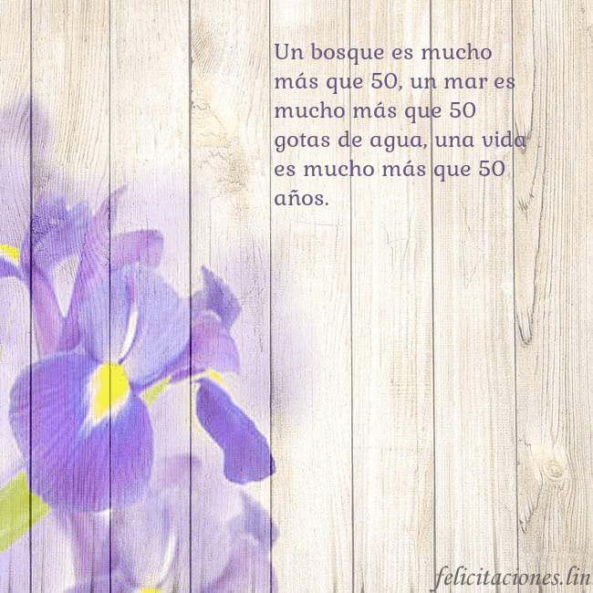 Tarjeta de cumpleaños con lirios