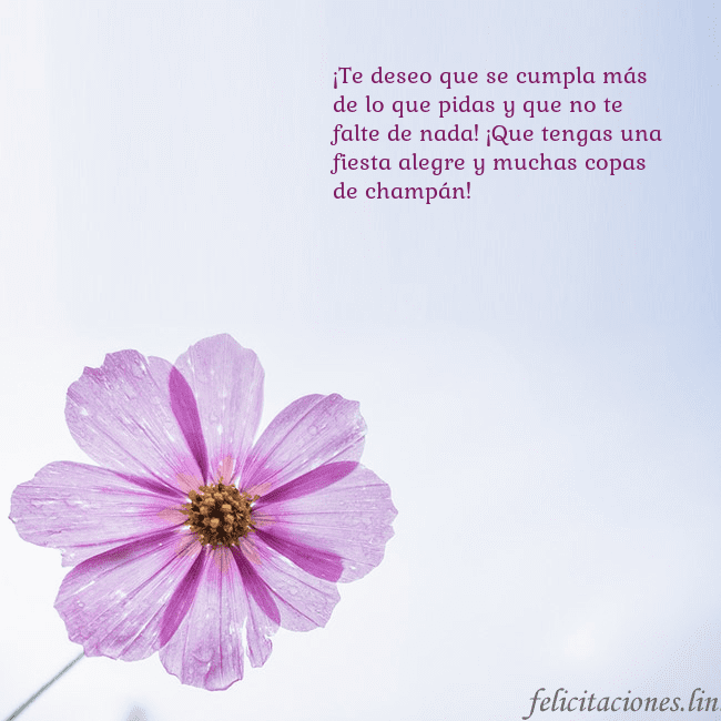 Tarjeta electrónica con flor morada