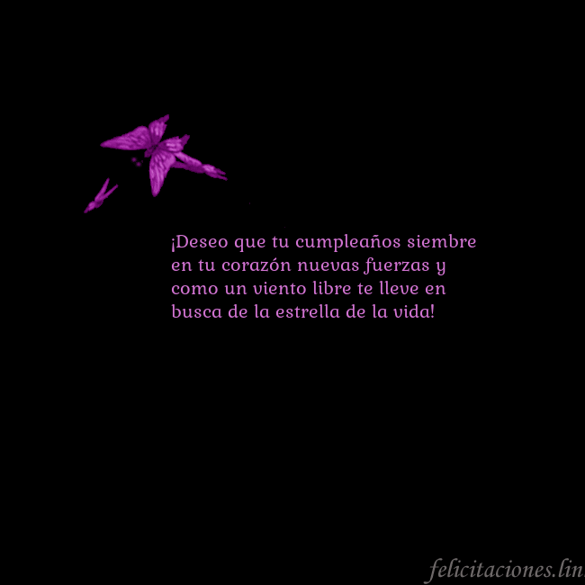Tarjeta de cumpleaños con mariposas volando ¡Deseo que tu cumpleaños siembre en tu corazón nue Tarjeta de cumpleaños con mariposas volando