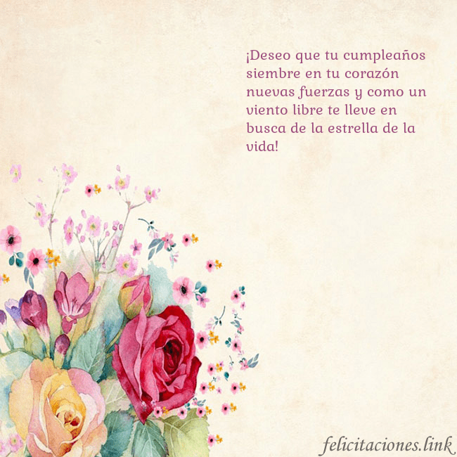 Tarjeta de cumpleaños con rosas pintadas en acuarela ¡Deseo que tu cumpleaños siembre en tu corazón nue Tarjeta de cumpleaños con rosas pintadas en acuarela