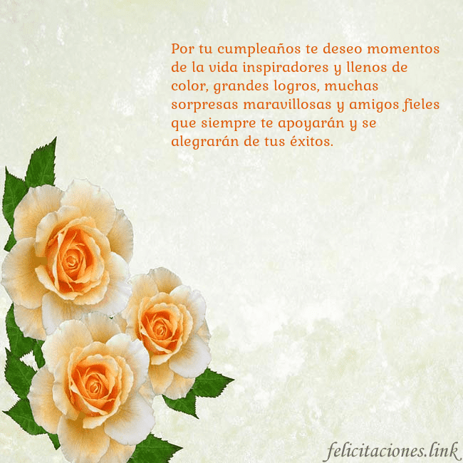 Tarjeta de cumpleaños con rosas amarillas Por tu cumpleaños te deseo momentos de la vida ins Tarjeta de cumpleaños con rosas amarillas