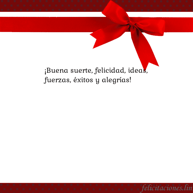 Tarjeta con cinta roja