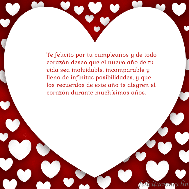 Tarjeta con un gran corazón