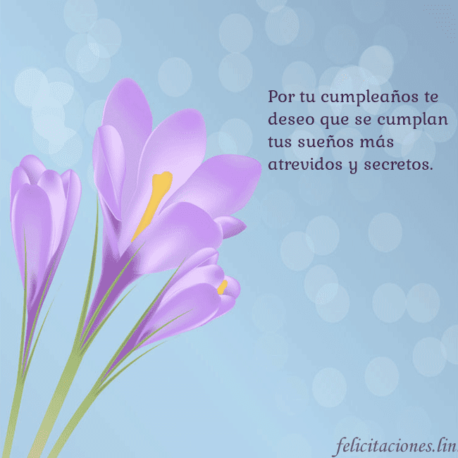 Tarjeta con crocus