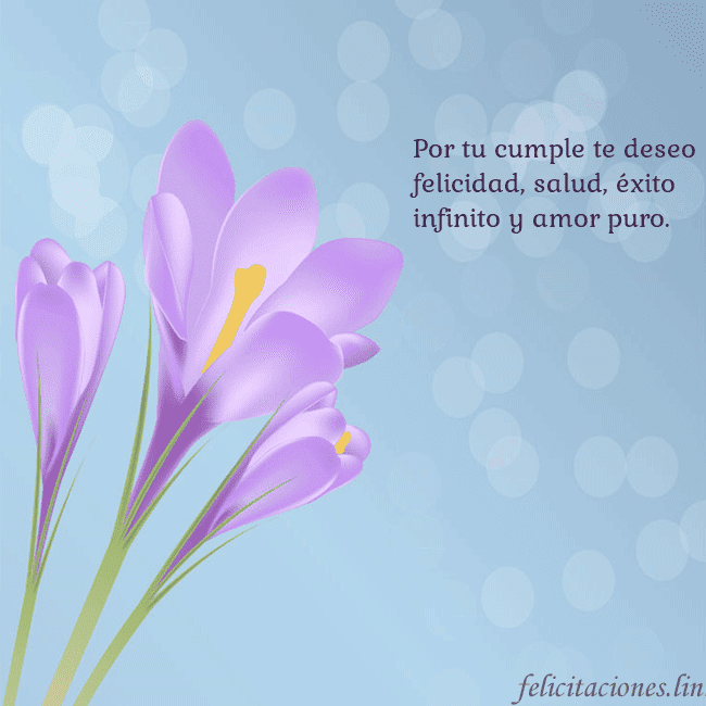 Tarjeta con crocus