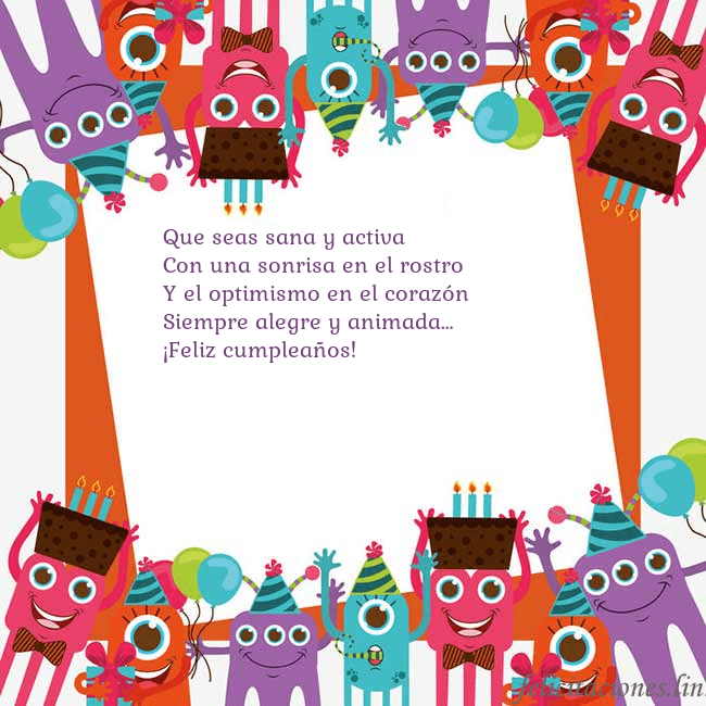 Tarjeta con monstruos