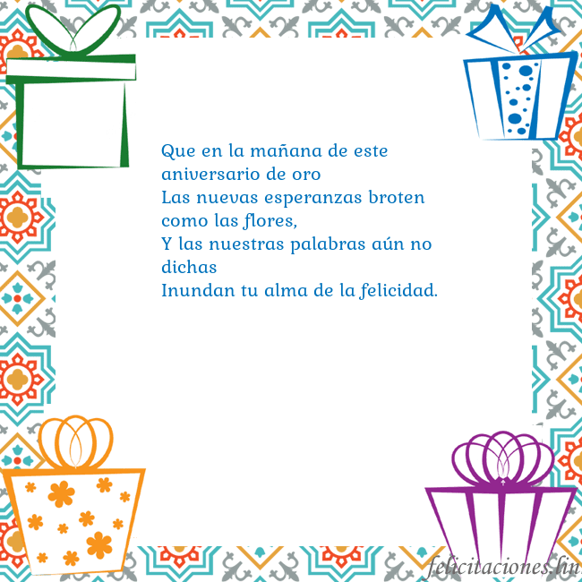 Tarjeta con regalos