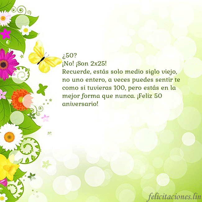 Tarjeta con flores y mariposas