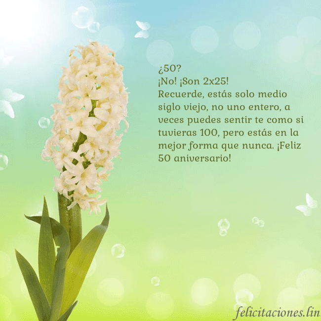 Tarjeta con jacinto