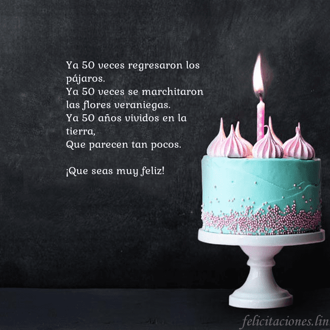 Tarjeta de cumpleaños con pastel y vela