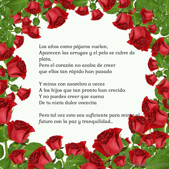 Tarjeta con con muchas rosas