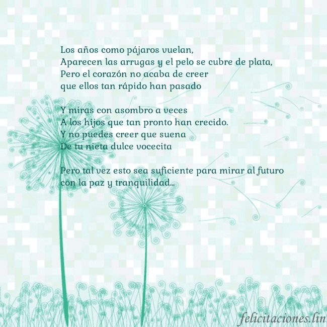 Tarjeta con dientes de león