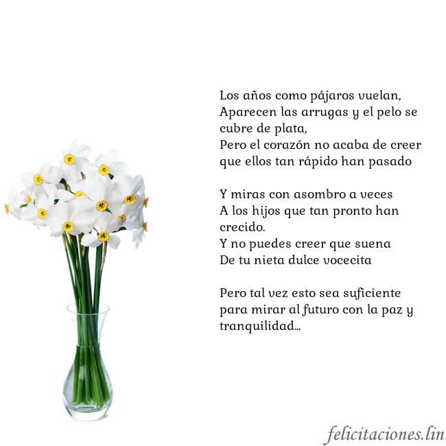 Tarjeta con narcisos