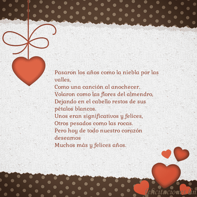 Tarjeta con corazones