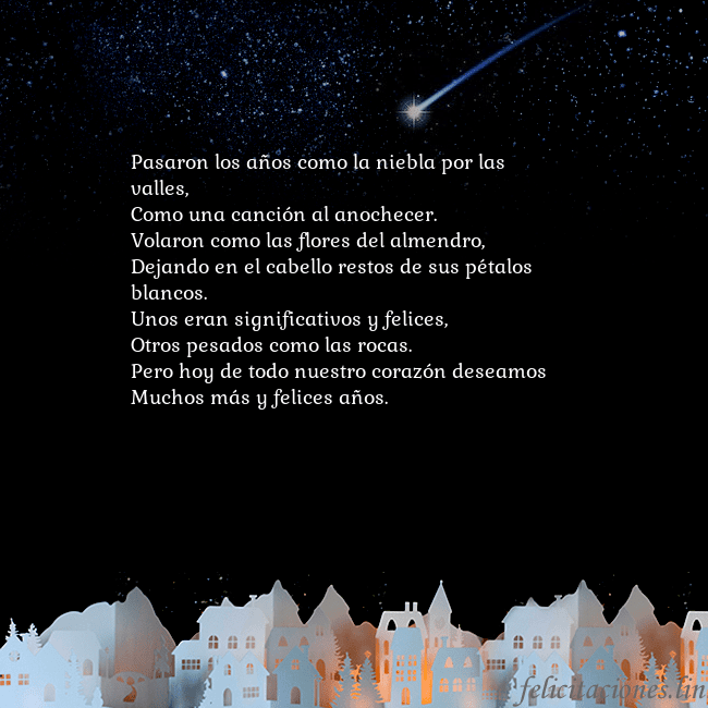 Tarjeta negra con un cometa