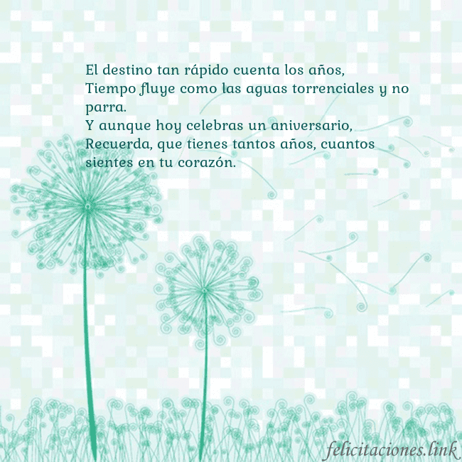 Tarjeta con dientes de león