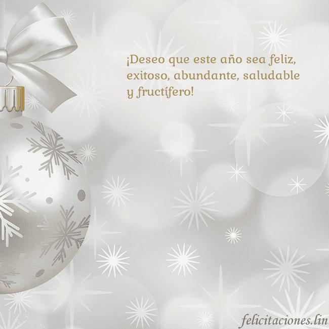 Tarjeta de felicitación con un árbol de Navidad plateado