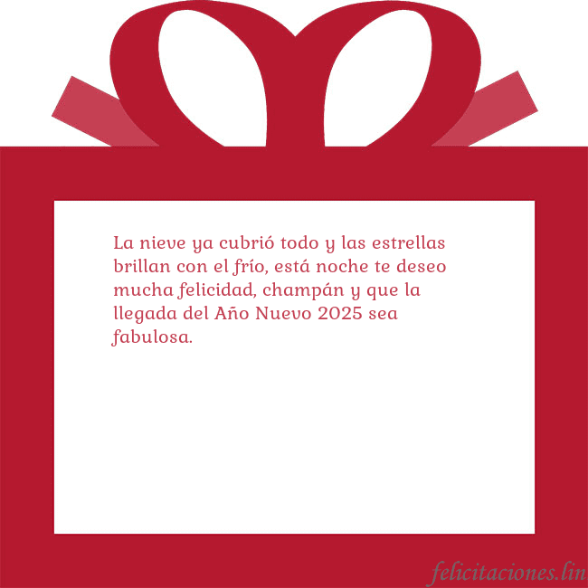 Tarjeta de felicitación - un regalo rojo