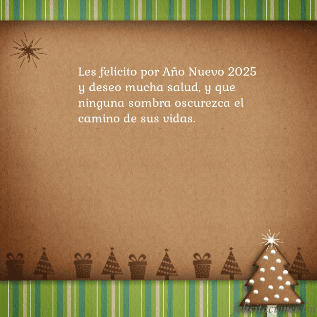 Tarjeta con un árbol de pan de jengibre