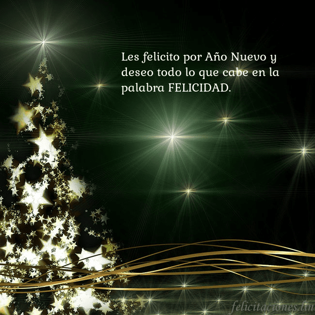 Tarjeta de Navidad verde con árbol dorado brillante