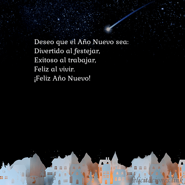 Tarjeta negra con un cometa