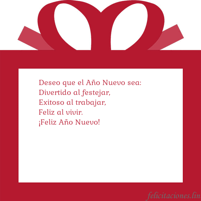 Tarjeta de felicitación - un regalo rojo