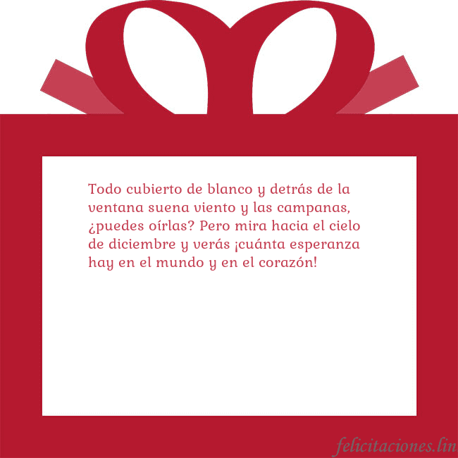 Tarjeta de felicitación - un regalo rojo