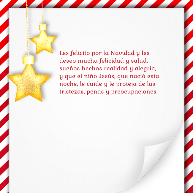 Tarjeta con estrellas doradas