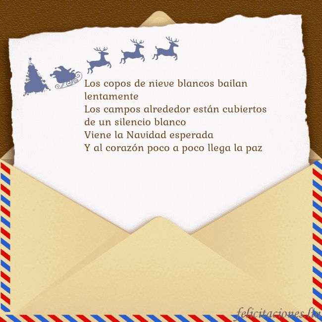 Tarjeta con sobre y ciervo Los copos de nieve blancos bailan lentamente
Los Tarjeta con sobre y ciervo