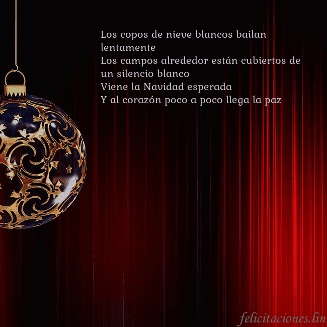 Tarjeta roja con un lujoso juguete de árbol de Navidad