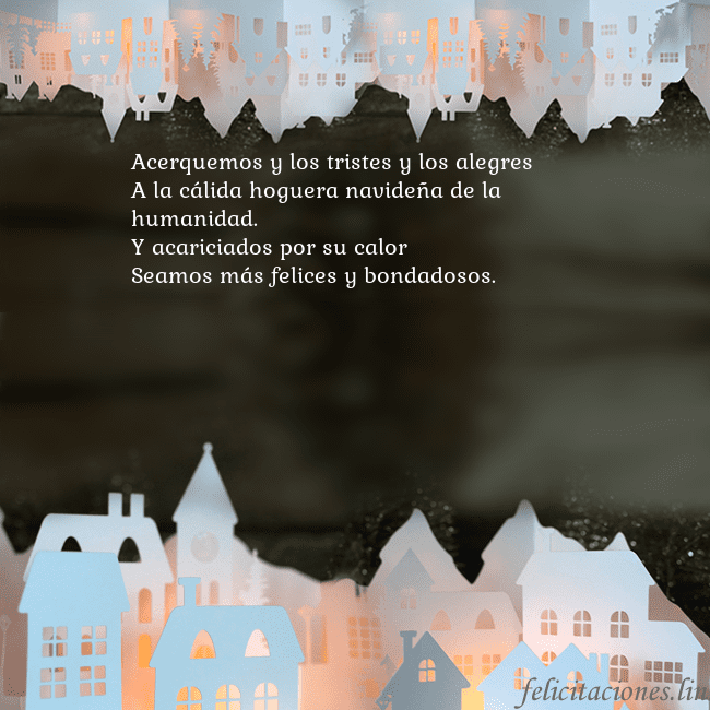 Tarjeta con una ciudad resplandeciente