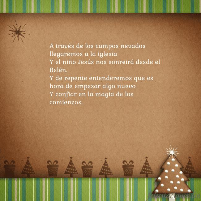Tarjeta con un árbol de pan de jengibre