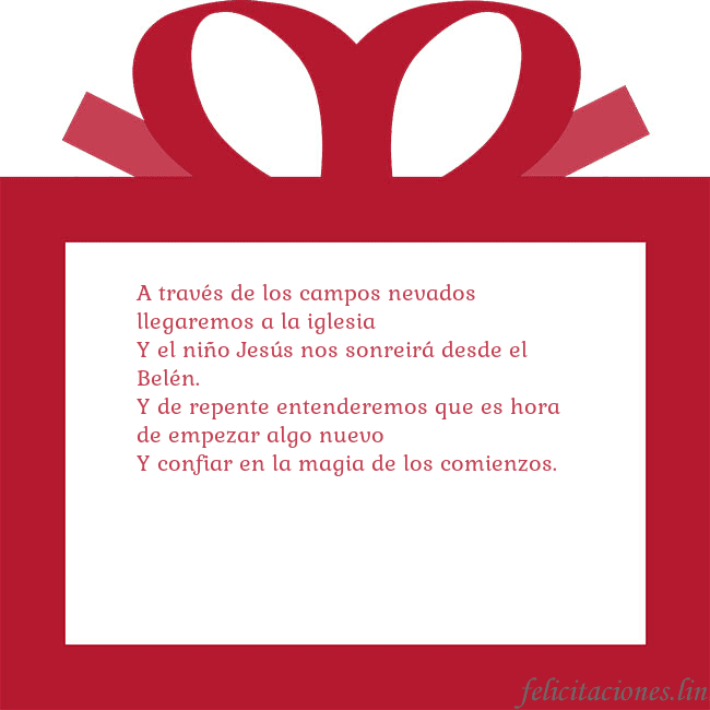 Tarjeta de felicitación - un regalo rojo