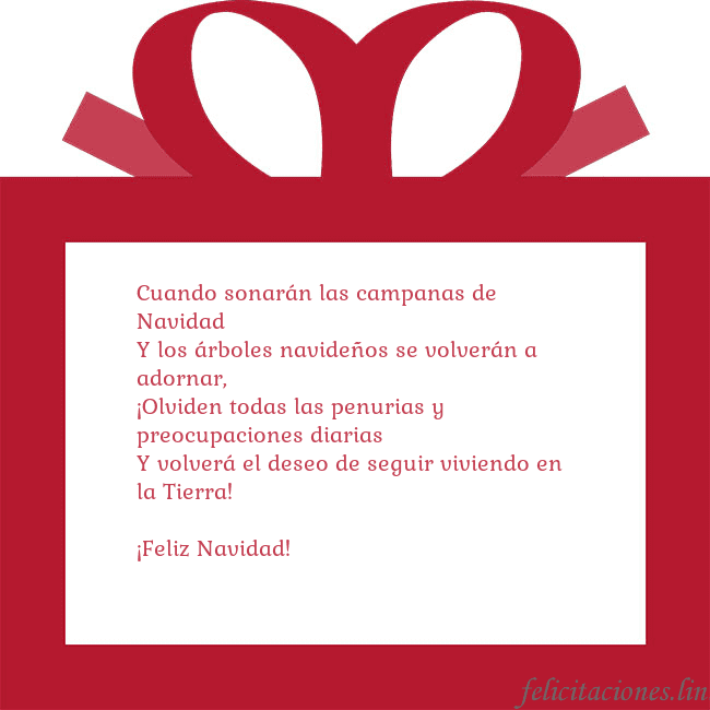 Tarjeta de felicitación - un regalo rojo