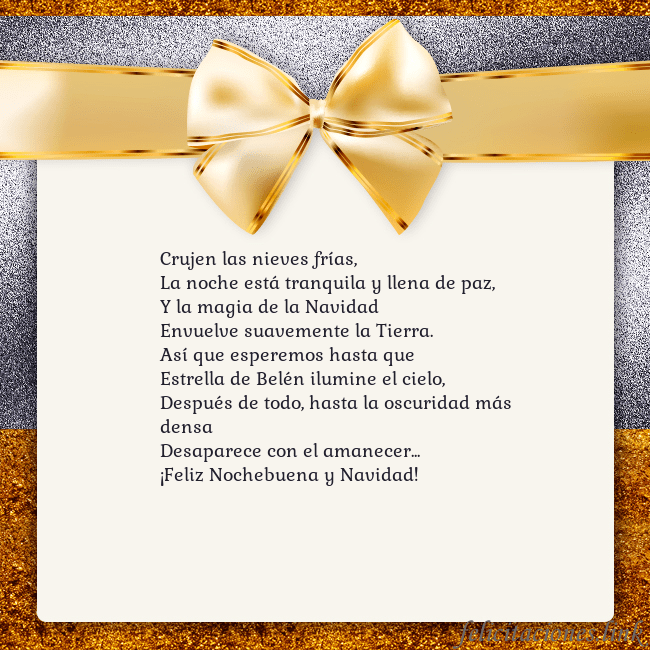 Tarjeta con una gran cinta dorada