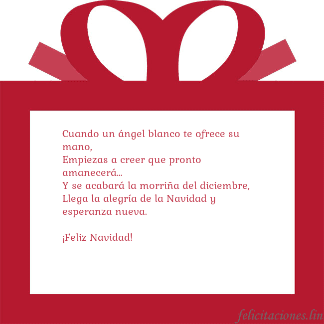 Tarjeta de felicitación - un regalo rojo