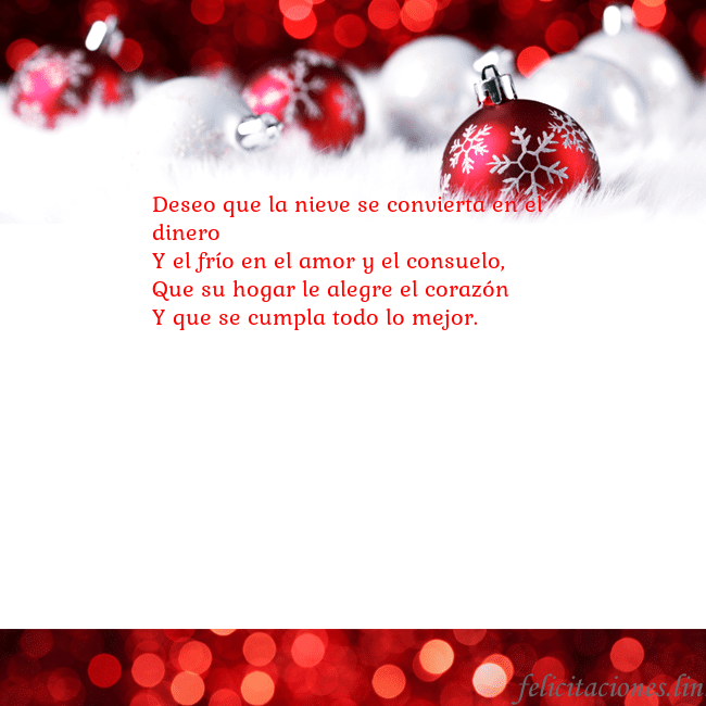 Tarjeta con juguetes de Navidad rojos Deseo que la nieve se convierta en el dinero
Y el Tarjeta con juguetes de Navidad rojos