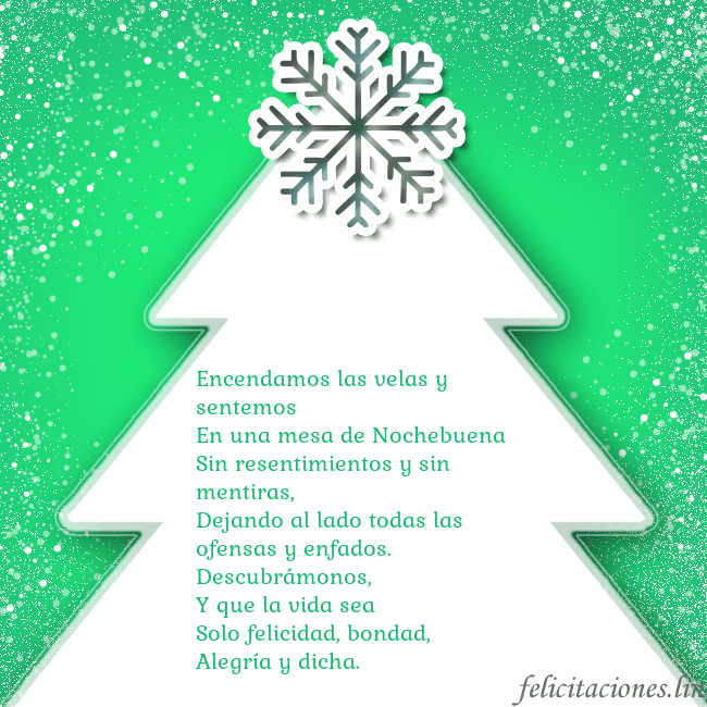 Tarjeta con un gran árbol de Navidad blanco sobre un fondo verde Encendamos las velas y sentemos
En una mesa de Noc Tarjeta con un gran árbol de Navidad blanco sobre un fondo verde