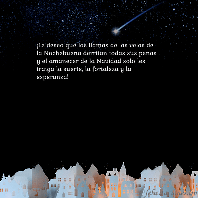 Tarjeta con un cometa